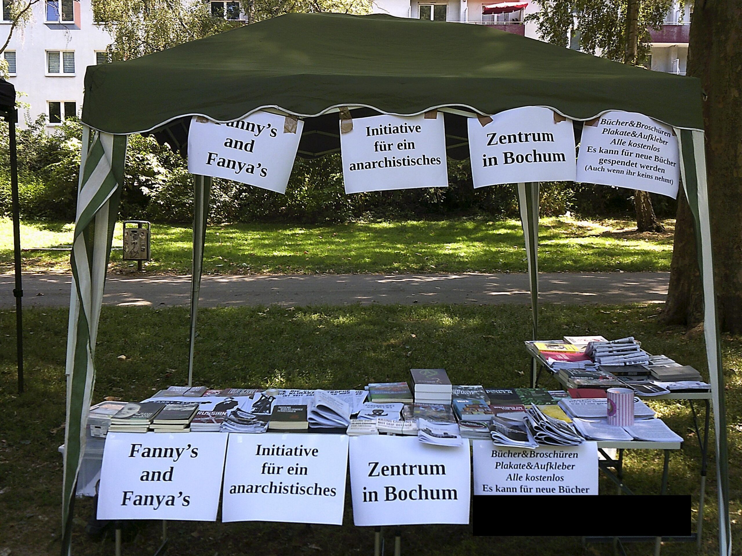 Kleiner Bericht vom Anarchistischen Parkfest in Dortmund